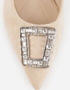 vices Stiletto bej cu strasuri ornamentale Labrinae