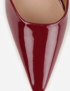 vices Stiletto Bordeaux cu branț din piele decorați cu curea în jurul gleznei Ivelfedi