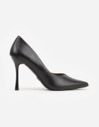 vices Stiletto Negre Clasice cu Branț din Piele Fridde