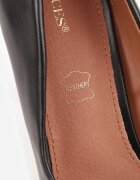 vices Stiletto Negre Clasice cu Branț din Piele Fridde
