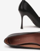vices Stiletto Negre cu Brant din Piele și Aplicație Metalică Iraderie