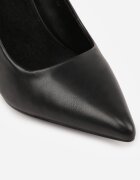 vices Stiletto negri clasici cu branț de piele Mivra