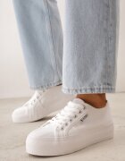 vices Tenisi Albi Clasici în Stil Basic Riovanna