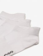 vico 3-pack Șosete Albe din Bumbac stil șosete invizibile Decorate cu Text Marenala