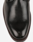 vico Pantofi Eleganti Negre cu Branț din Piele și Inserție Geometrică Everis