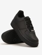 vico Sneakers Negri din Piele Naturală cu Perforații Solnelisse
