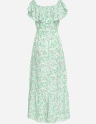 wei wei Rochie Verde Spaniolă din Bumbac cu Imprimeu Floral Mreova