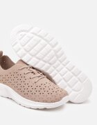 weide Adidași Roz cu Partea Superioară Perforată Elastică Feniosse