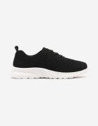 weide Sneakers negri cu carâmb ajurat și elastic Feniosse