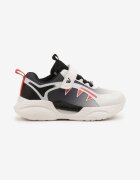 wink Ghete Sport Sneakers Negri cu Model Geometric Tellinoria