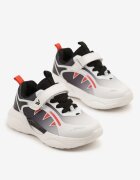 wink Ghete Sport Sneakers Negri cu Model Geometric Tellinoria