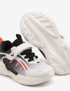 wink Ghete Sport Sneakers Negri cu Model Geometric Tellinoria