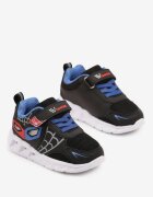 wink Pantofi Sport Negri cu Talpă Luminoasă și Imprimeu Decorativ cu Închidere Velcro Wiorae
