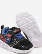 wink Pantofi Sport Negri cu Talpă Luminoasă și Imprimeu Decorativ cu Închidere Velcro Wiorae