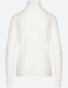 wool fashion Maletă Bej deschis cu Viscoză Ornată cu Model în Relief și Fir Metalic Ilamirael