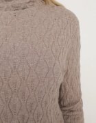 wool fashion Maletă Bej închis din Vâscoză Decorată cu Model În relief și Fir Metalic Ilamirael