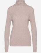 wool fashion Maletă Bej închis din Vâscoză Decorată cu Model În relief și Fir Metalic Ilamirael