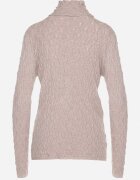 wool fashion Maletă Bej închis din Vâscoză Decorată cu Model În relief și Fir Metalic Ilamirael