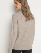 wool fashion Maletă Clasic Gri-Bej Savera
