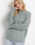 wool fashion Maletă Mentă cu torsade Defavia