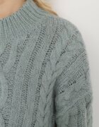 wool fashion Maletă Mentă cu torsade Defavia