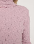 wool fashion Maletă violet deschis cu viscoză Decorat cu model în relief și fir metalic Ilamirael
