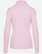 wool fashion Maletă violet deschis cu viscoză Decorat cu model în relief și fir metalic Ilamirael