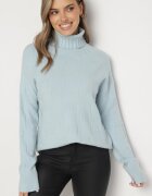 wool fashion Pulover Clasic Albastru deschis Savera