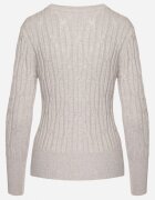 wool fashion Pulover Gri din Viscoză Decorat cu Embosare Savinia