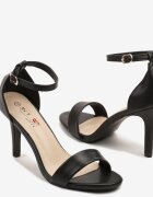 yesmile Sandale Negre cu Toc Cui în Stil Clasic Tatilwena
