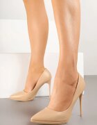 yesmile Stiletto Bej în Stil Clasic Toliella