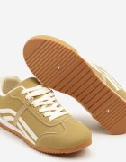 yolera Adidași Galbene cu Cusături și Benzi Decorative pe Lateral Beniffa