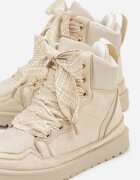 yolera Sneakerși Bej cu Șnururi Decorative Eveslia