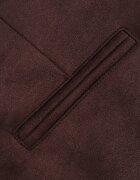 yu & me Fustă-Pantaloni scurți Maro Decorați cu imitație de buzunare la spate Sewrela