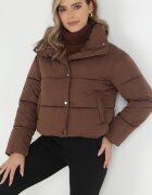 yu & me Jachetă Maro Puffer Matlasată cu Guler Înalt Alene