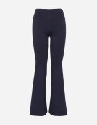 yu & me Leggings evazate încrețite bleumarin cu talie înaltă și dungi laterale Nakatia