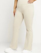 yu & me Pantaloni Bej Clopot Material Ellavine
