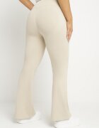 yu & me Pantaloni Bej Clopot Material Ellavine