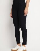 yu & me Pantaloni Bleumarin cu Croială Ajustată cu Elastic în Talie și Buzunare Rizenna