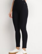 yu & me Pantaloni Bleumarin cu croială ajustată cu elastic în talie și cu talie înaltă Selbia
