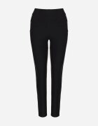yu & me Pantaloni Bleumarin cu croială ajustată cu elastic în talie și cu talie înaltă Selbia