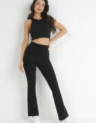 yu & me Pantaloni Clopot Negri Kostemus