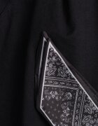 yu & me Pantaloni eleganți albaștri din bumbac și viscoză cu o curea-eșarfă din material Vetina