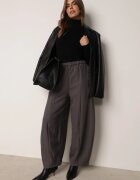 yu & me Pantaloni eleganți Casual în dungi fine croi balloon Ralaefa Gri