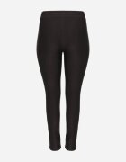 yu & me Pantaloni Gri închis cu Bumbac cu Talie înaltă și Legătură Dannaria