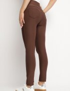 yu & me Pantaloni Maro cu croi ajustat cu elastic în talie și talie înaltă Selbia
