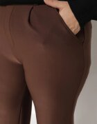 yu & me Pantaloni Maro din Bumbac cu Croială Largă cu Talie Înaltă Danniva