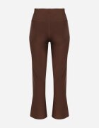 yu & me Pantaloni Maro din Bumbac cu Croială Largă cu Talie Înaltă Danniva
