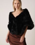yu & me Poncho Negru