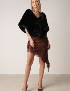 yu & me Poncho Negru